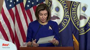 We did not find results for: Nancy Pelosi Weekly News Conference Transcript March 5 2020 Rev