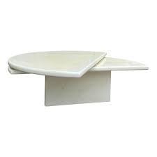 Half moon table wall mounted shelf round circle bar pub pool cue stick holder. Karl Springer Style Modern Swivel Top Half Moon Full Moon Coffee Table Chairish
