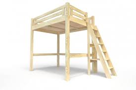 Nous travaillons avec des panneaux en bois mã©laminã©s d'ã©paisseur 18 ou 36mm. Lit Mezzanine Alpage Bois Echelle Hauteur Reglable Abc Meubles