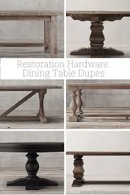 Restoration Hardware Dining Table Dupes Life On Beacon In 2020 Restoration Hardware Dining Table Restoration Hardware Table Restoration Hardware Dining Room