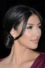 Kim Kardashian, Hairstyles, Classic, Dark Hair, Brunette, Sleek, High-End  Hair, Chignon, Inspirations, Beautiful, Classy, Up-Do, Bangs, Kardashians,  Long Hair, Long Hair Do's