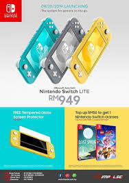 The nintendo switch is nintendo's latest console which varies the flexibilities of a portable console while also making it possible to become an amazing home console. Nintendo Switch Lite Is Coming To Malaysia On 20 September At Rm949 Technave