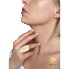 Unique Pure White Baltic Amber Ring 9.5g