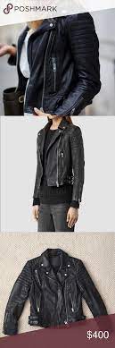 All Saints Papin Leather Jacket Jackets Leather Jacket Leather