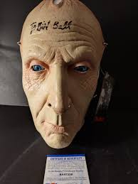 Tobin Bell signed SAW JOHN KRAMER MASK WITH COA horror