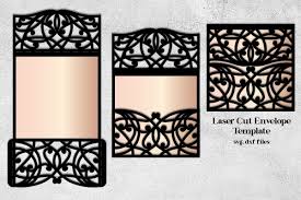 If you want to make this a2 envelope, then you should consider a 4 3/8 x 5 3/4 envelope dimension. Laser Cut Pocket Envelope Template For Card Invitation 1206442 Templates Design Bundles