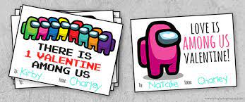 Free Printable Among Us Valentines Artsy Fartsy Mama These among us valentine cards for kids top the list this year. free printable among us valentines
