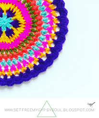 See more ideas about crochet, crochet flowers, crochet patterns. Set Free My Gypsy Soul A Crochet Craft Blog Autumn Fiesta Carnivale Crochet Mandala Free Crochet Pattern