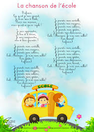 E a t'as bient�t 17 ans un coeur tout neuf et des yeux d'anges gb b moi j'en ai plus que 20 et j'en fais 19 c'est �a la chance. Monde Des Petits La Chanson De L Ecole