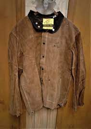 Mens Cowhide Leather Welding Jacket Coat Revco Black Stallion Size Xxl Nos Blackstallion Welding Jackets Coats Jackets Black Stallion