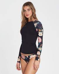 Linger On Long Sleeve Rashguard 828570221317 Long Sleeve Swimwear Long Sleeve Swimsuit Long Sleeve Rashguard