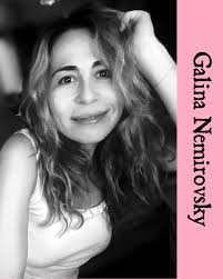 Our first reader this month is @galinanemirovsky 💕 Galina Nemirovsky is a  writer, teacher, ex-advertising exec, and mother to two children and three  cats. She's also the inspiration for the first female