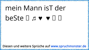 Mein Mann Ist Der Beste Spruchmonster De