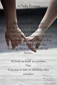 It looks like we don't have any quotes for this title yet. A Pinky Promise By Girardi Santiago Pinky Promise Quotes Pinky Promise Promise Quotes