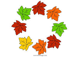 Ghirlanda Foglie Colorate Tutto Disegni Autunno Foglie Ghirlande