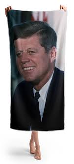 President John F Kennedy Beach Towels for Sale