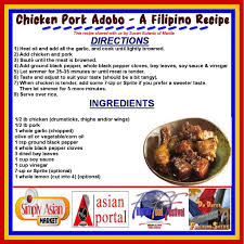 Chicken Pork Adobo A Filipino Recipe Filipino Recipes Filipino Food Dessert Recipes