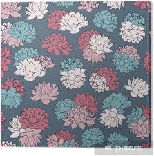 Vintage bird illustration, two blue jays. Colorful Hand Drawn Vector Lilies Seamless Pattern In Pink Red And Blue Pastel Colors On Navy Background Vintage Floral Design Canvas Print Pixers We Live To Change