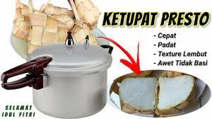 Panci presto berbeda dengan panci pada umumnya, panci ini sebagai alat masak modern yang kegunaan panci presto bisa untuk merebus, mengukus dan mengungkep makanan. Cara Bikin Ketupat Presto Lebih Enak Mudah Dan Tidak Basi Trik Bikin Ketupat Presto Youtube