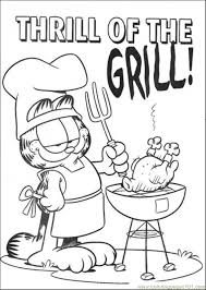 Garfield Grilling Free Printable Coloring Page Thrill Of The Grill Cartoons Garfield Disney Coloring Pages Coloring Pages Cartoon Coloring Pages