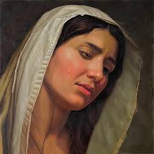 Our Lady of Sorrows Art, Mater Dolorosa Catholic Fine Art Print, Catholic  Miscarriage Gift, Catholic Bereavement Gift, Original Art by June