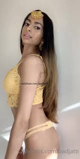 Bad Jatti teases in yellow lingerie