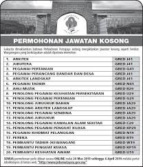 Jawatan kosong johor, jawatan kosong kedah, jawatan kosong kelantan, jawatan kosong selangor, jawatan kosong kuala lumpur. Iklan Jawatan Kosong Perbadanan Perbadanan Putrajaya Facebook