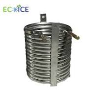 7kw Intercambiador de calor de tubo de bobina sumergido de acero inoxidable  sin costura para tanque de galvanoplastia