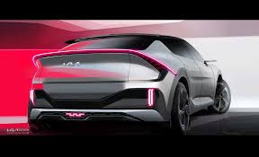 Output is a modest 167 horsepower, but the instantly available torque from the electric. Kia Ev6 Contrasting Elements Auto Design