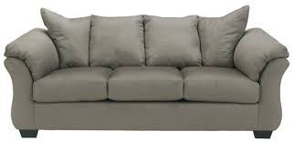 Signature Design By Ashley Darcy Cobblestone Contemporary Stationary Sofa With Flared Back Pillows Value City Furniture Sofas Contemporary couches contemporary modern furniture american signature furniture living room collections furniture shop value city furniture bobs furniture leather.