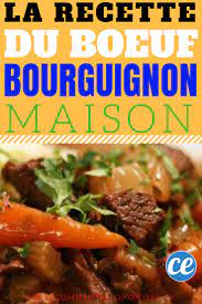 Mon Bœuf Bourguignon Maison Ma Recette A Moins De 4 50 Par Personne Recette Recette Recettes De Cuisine Bœuf Bourguignon