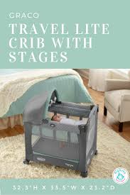 For Parents Who Want To Keep Their Sleeping Infants Closer Longer Graco Travel Lite Crib With Stages Provides The Perfect Spot Portable Bed Baby Cribs Cribs
