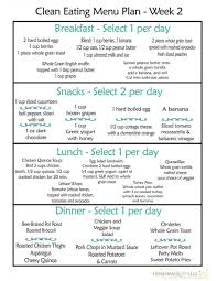 005 Free Printable Meal Plan For Weight Loss Clean Eating