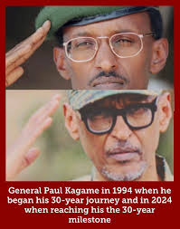 Ironie:Kagame a facilement franchi le cap des trente ans en 2024. Voici  cinq choses qu'il devrait faire pour naviguer en douceur au cours des  trente prochaines années.