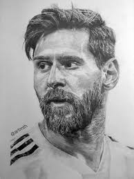 My Drawing Of The Goat Lionel Messi Barca My sketch for leion messi 💕 on we heart it. my drawing of the goat lionel messi barca