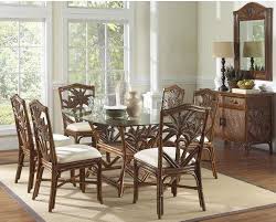 What are a few brands that you carry in wicker dining chairs? Amazon Com Cancun Palm Indoor Rattan Rectangular Dining Set Fabric Palm Grove Home Ki Coastal Dining Room Sets Wicker Dining Chairs Rectangular Dining Set