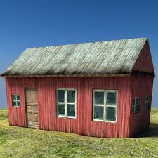 Barn 3d Model Ad Barn Model 3d Model Low Poly Models Barn