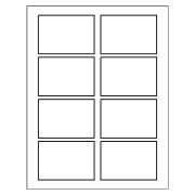 There are 8 rectangle labels per page with each label being 99.1 mm wide and 67.7 mm high.there is a 3 mm gap between the label rows and 0 mm gap between the label columns to determine whether you can create your design with bleed or not. Template For Avery 5395 Adhesive Name Badges 2 1 3 X 3 3 8 Avery Com