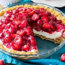 Strawberry Cream Cheese Pie Sugar Spun Run Cream Cheese Pie Strawberry Cream Cheese Pie Cheese Pies