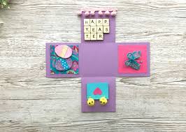 Score at 2.5 inches, 5 inches, 7.5 inches and 10 inches. Papercraft Explosion Box Card Create Craft Blog