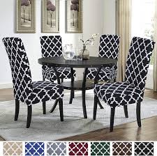 The covers on dining room chairs get a lot of wear, and often need to be replaced long before the chair itself has worn out. Buy Smiry Chair Covers For Dining Room Set Of 4 Morocco Printed Stretchy Dining Room Chair Covers Washable Parsons Chair Slipcovers For Kitchen Home Party Morocco Black Online In Turkey B08t5yvd47