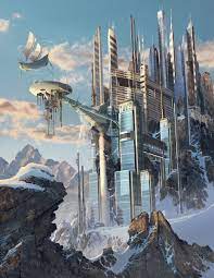 近未来都市や建造物のイラスト画像をひたすら貼っていくスレ まとめーかーの2chまとめ 都市 イラスト画像 近 未来 都市