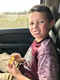 Wish us luck.🤞🤞🤞 Archie Howard is at Anderson Moores now for his follow  up abdominal scans and he wasn't very happy about it 😥 They're re-checking  his gall bladder and kidneys, but