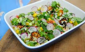 Rezept Fur Seafoodsalat Mit Reineclauden Salicornes Grapefruit Mango Gurke Und Koriander Effilee Rezept Rezeptideen Gurke Essen