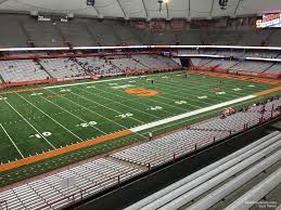 Carrier Dome Section 322 Syracuse Football Rateyourseats Com