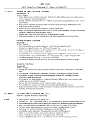 Maybe you would like to learn more about one of these? Tooling Engineer Resume Samples Velvet Jobs