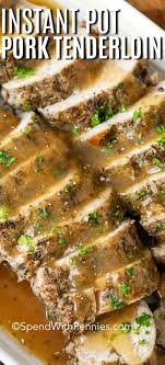 Since we are cooking frozen meat the cooking time will be longer than normal. Instant Pot Pork Tenderloin Ready In 30 Mins Spend With Pennies