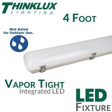 Thinklux 4 Foot Ip67 Vapor Tight Led Fixture 40 Watts Earthled Com