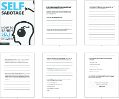 Self Defeating Behaviors Worksheet Worksheet List