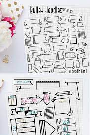 Bullet Joodles 85258 Dingbats Font Bundles Bullet Journal Banner Bullet Journal Boxes Bullet Journal Titles